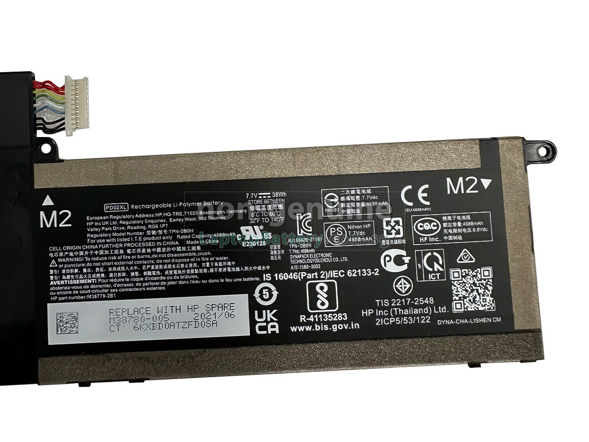 replacement HP PD02XL battery