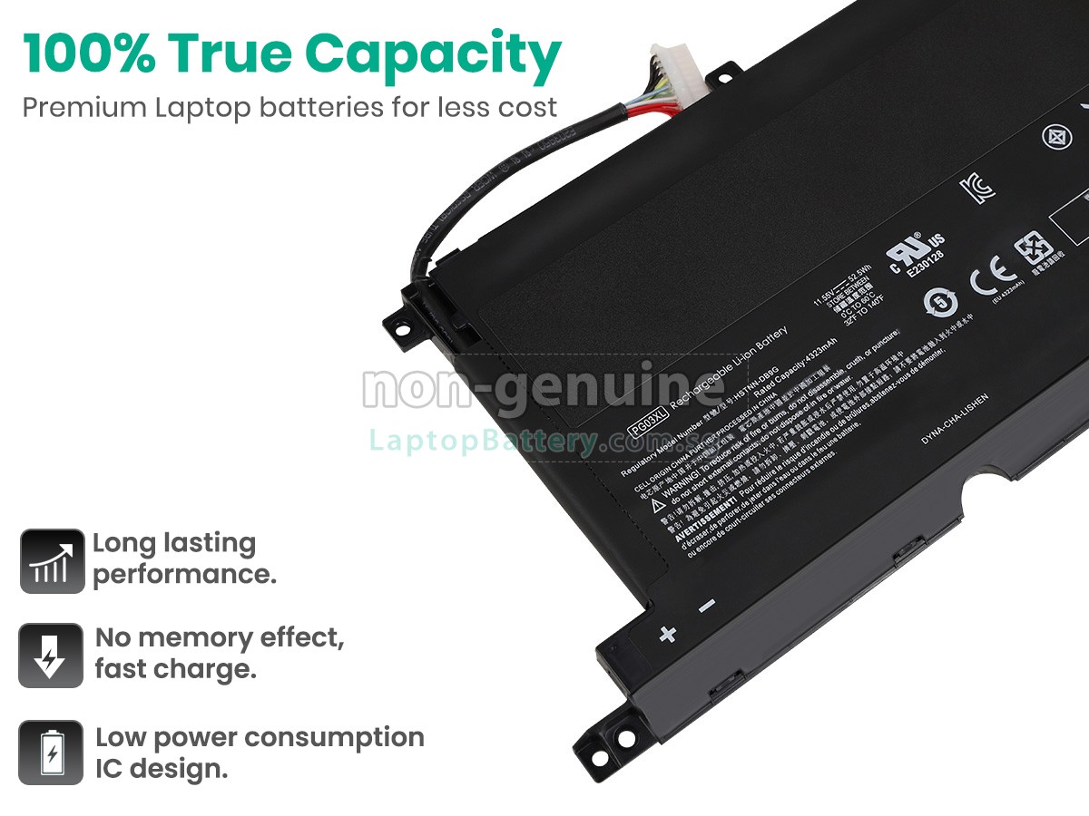 replacement HP PG03 battery