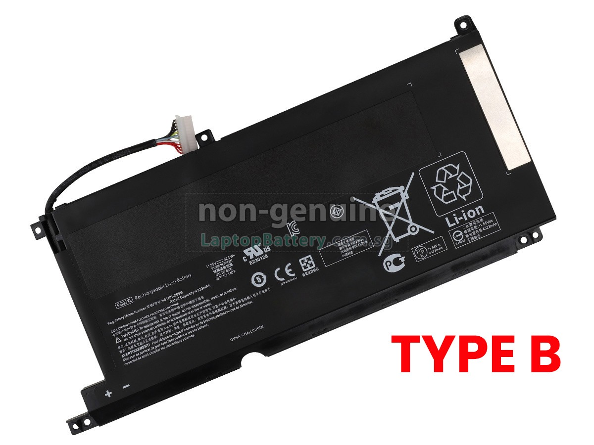replacement HP PG03 battery