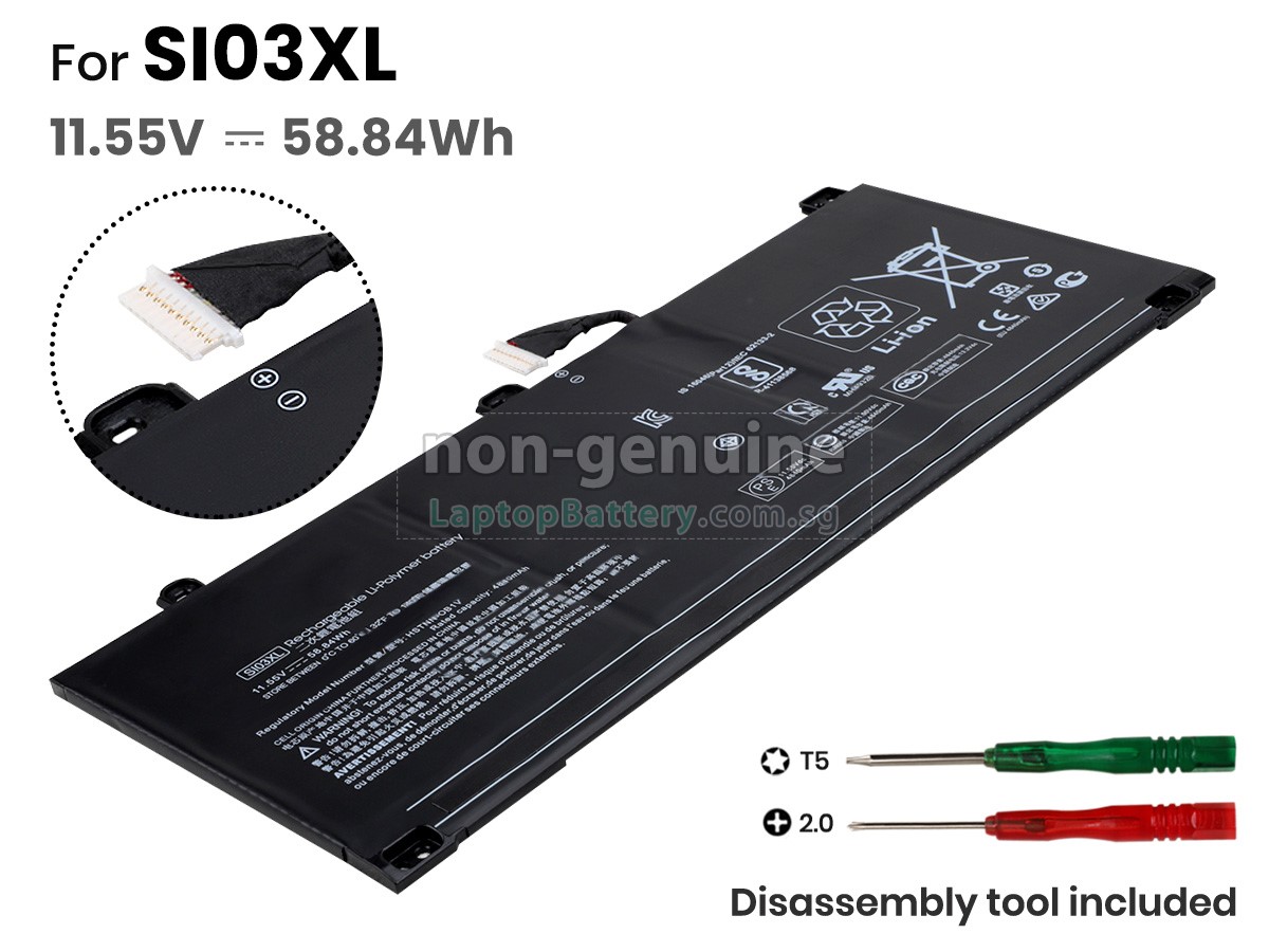replacement HP SI03XL battery