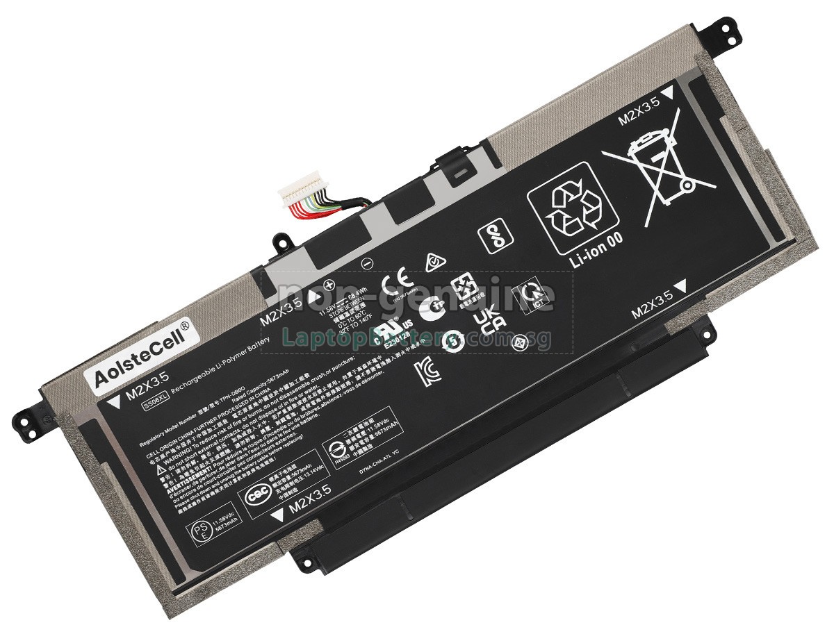 replacement HP Elite DRAGONFLY G4 battery