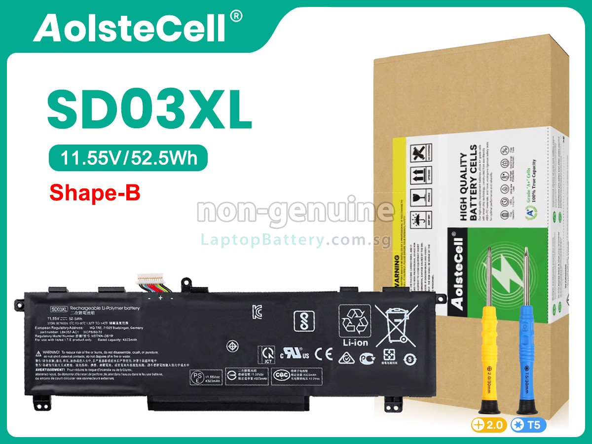 replacement HP SD03XL battery