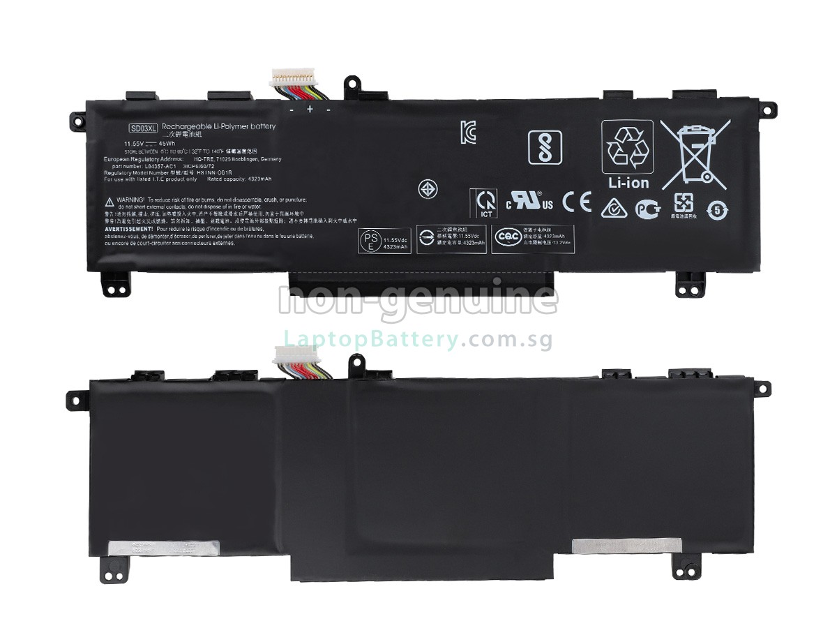 replacement HP SD03XL battery