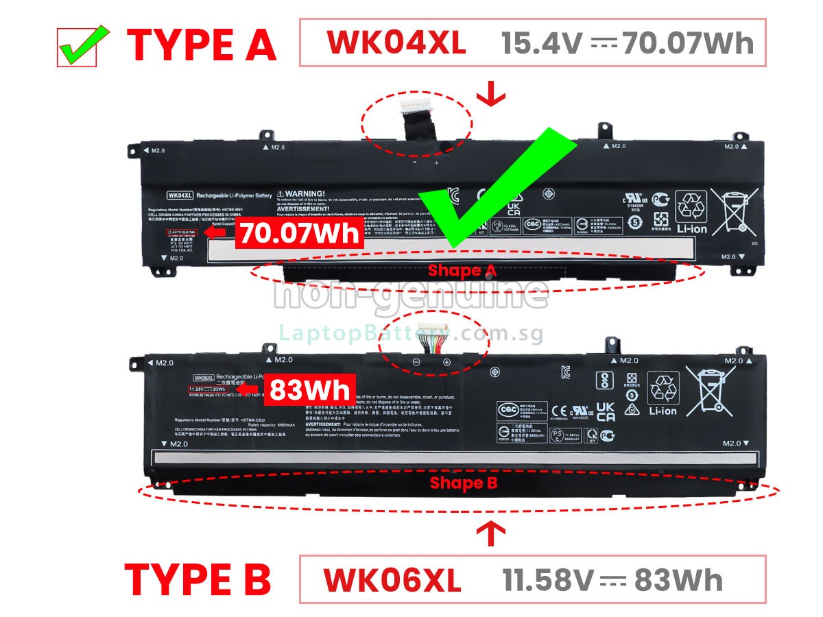 replacement HP Omen 17-CK0167NG battery