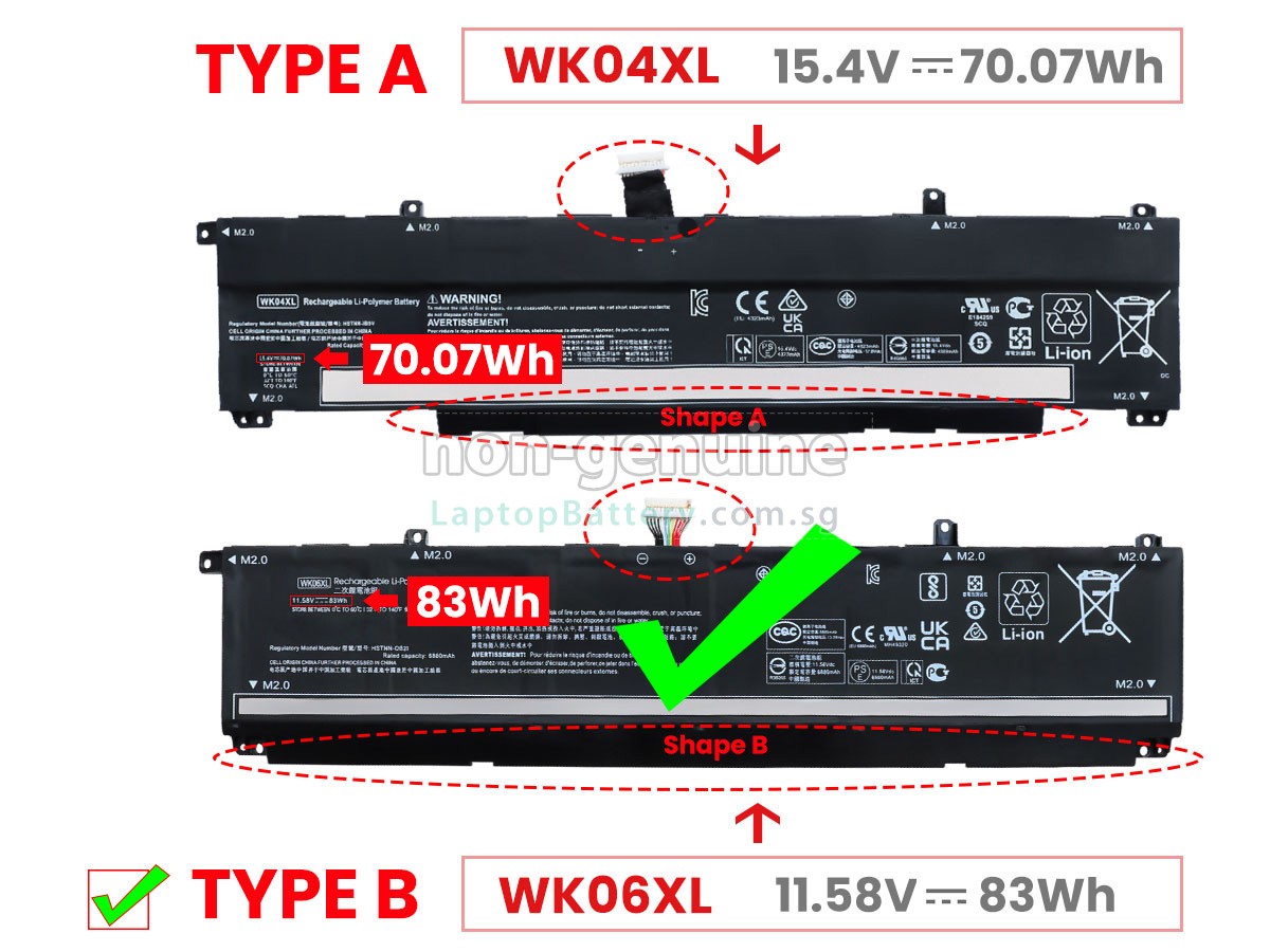 replacement HP Omen 17-CK0167NG battery