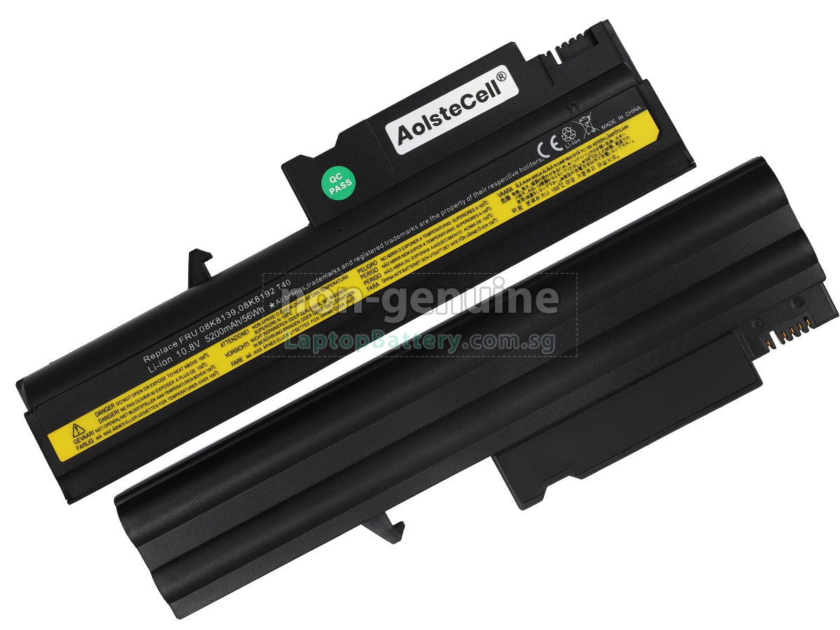 replacement IBM ThinkPad T40P battery