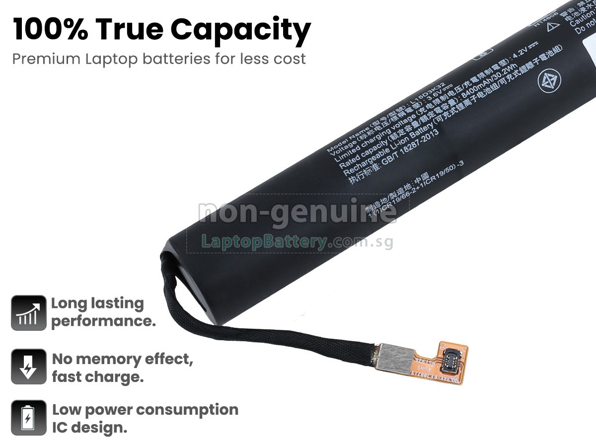 replacement Lenovo YOGA TAB 3 10-inch battery