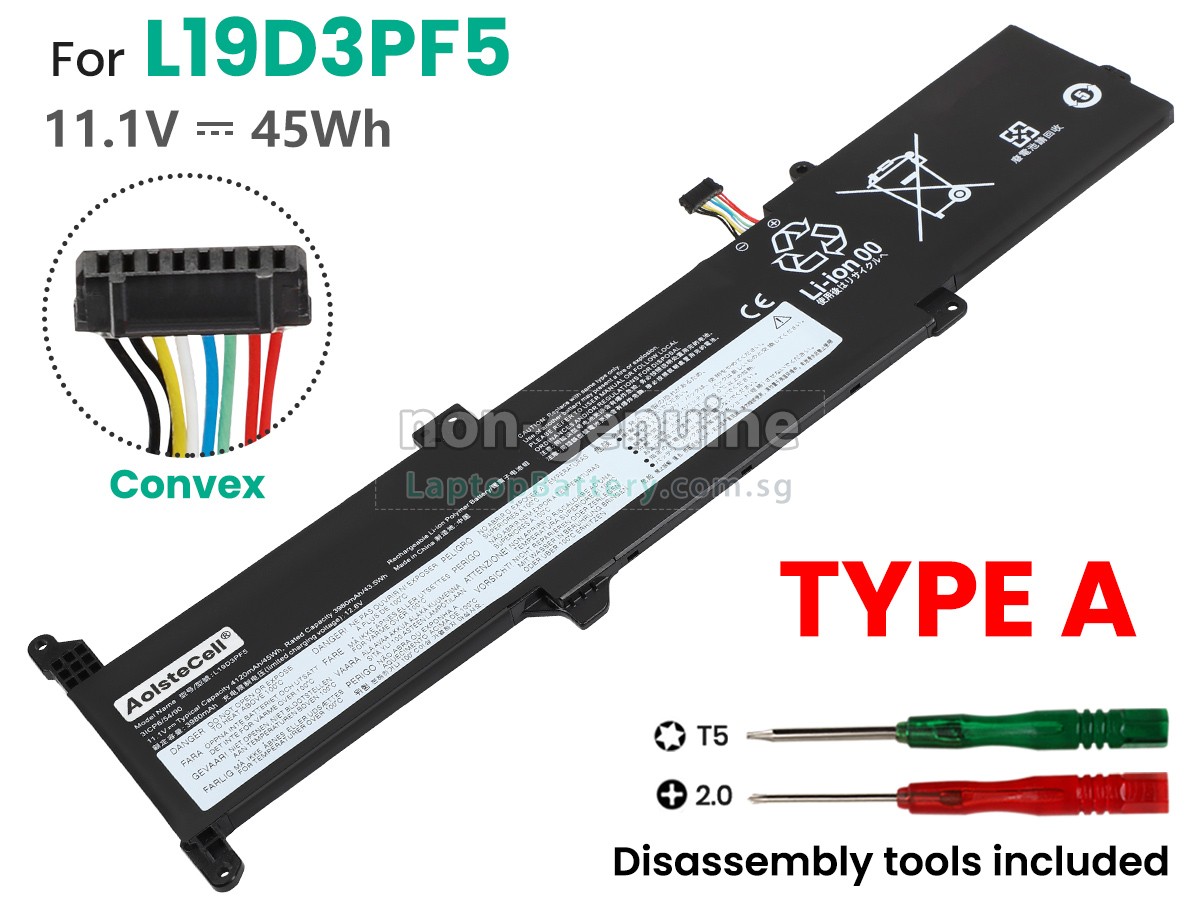 replacement Lenovo L19D3PF5 battery