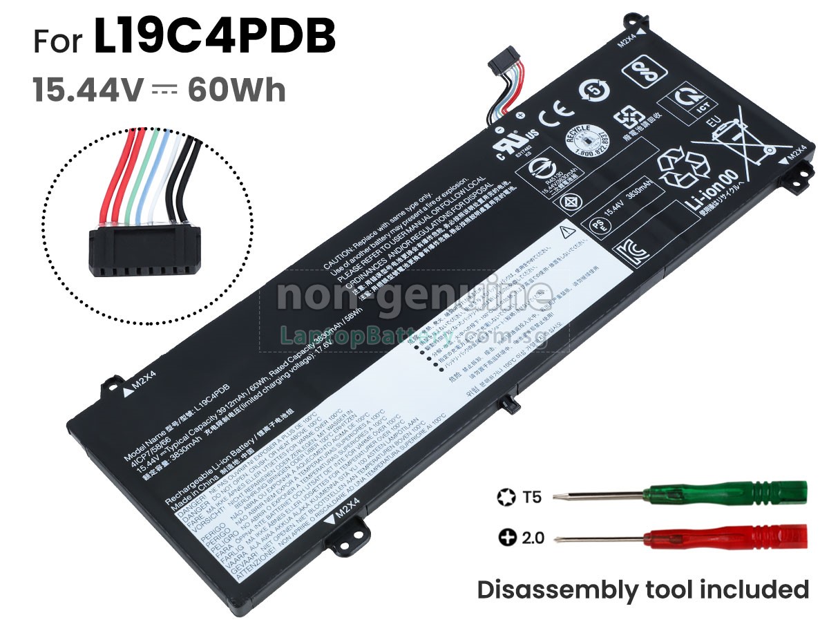 replacement Lenovo L19M4PDB battery