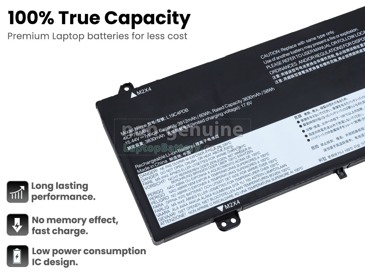 replacement Lenovo L19M4PDB battery