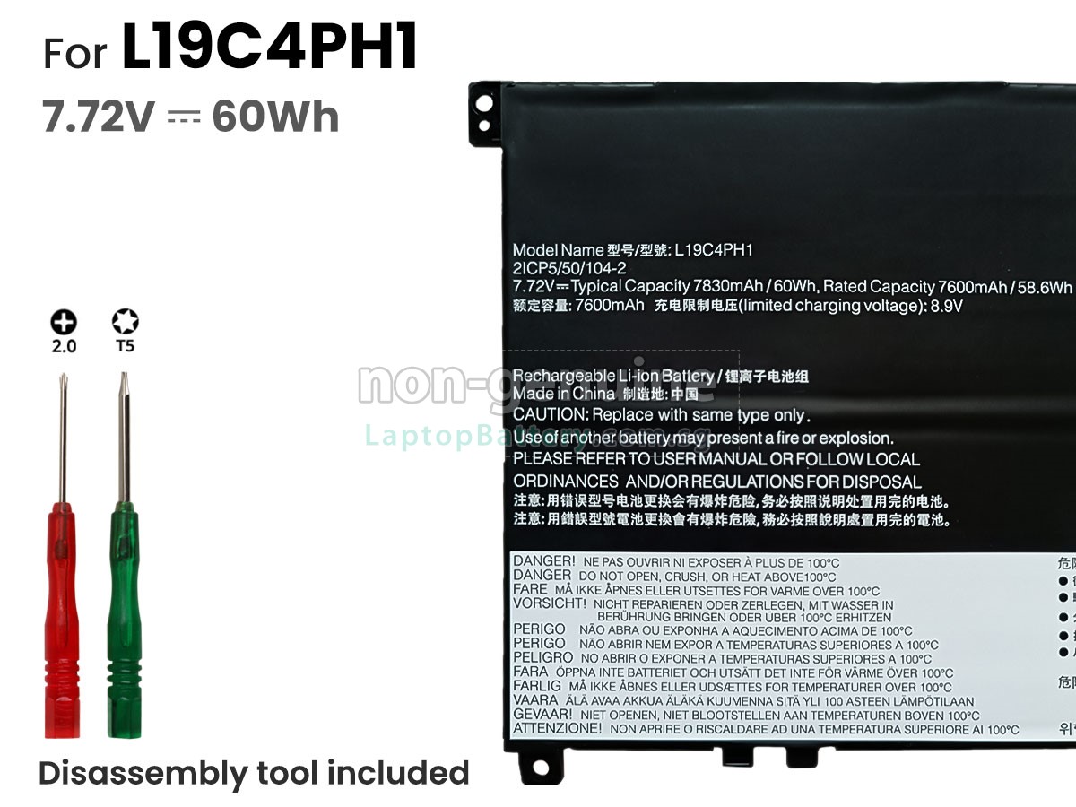 replacement Lenovo L19C4PH1 battery