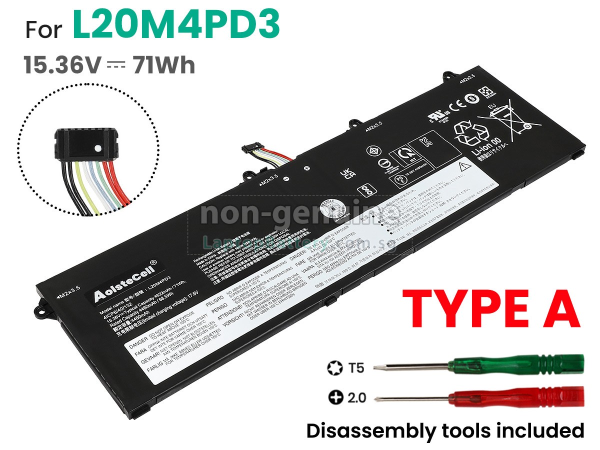 replacement Lenovo LEGION S7 16IAH7-82TF004NSP battery