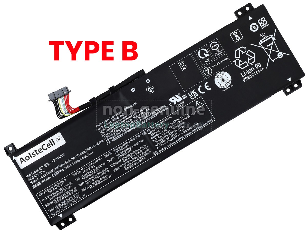 replacement Lenovo IdeaPad GAMING 3 15ARH7-82SB00F8KR battery