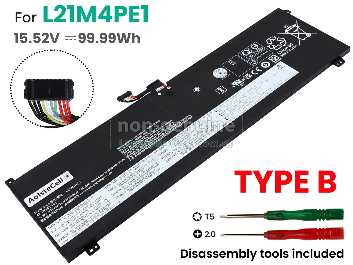 replacement Lenovo LEGION S7 16IAH7-82TF004NSP battery