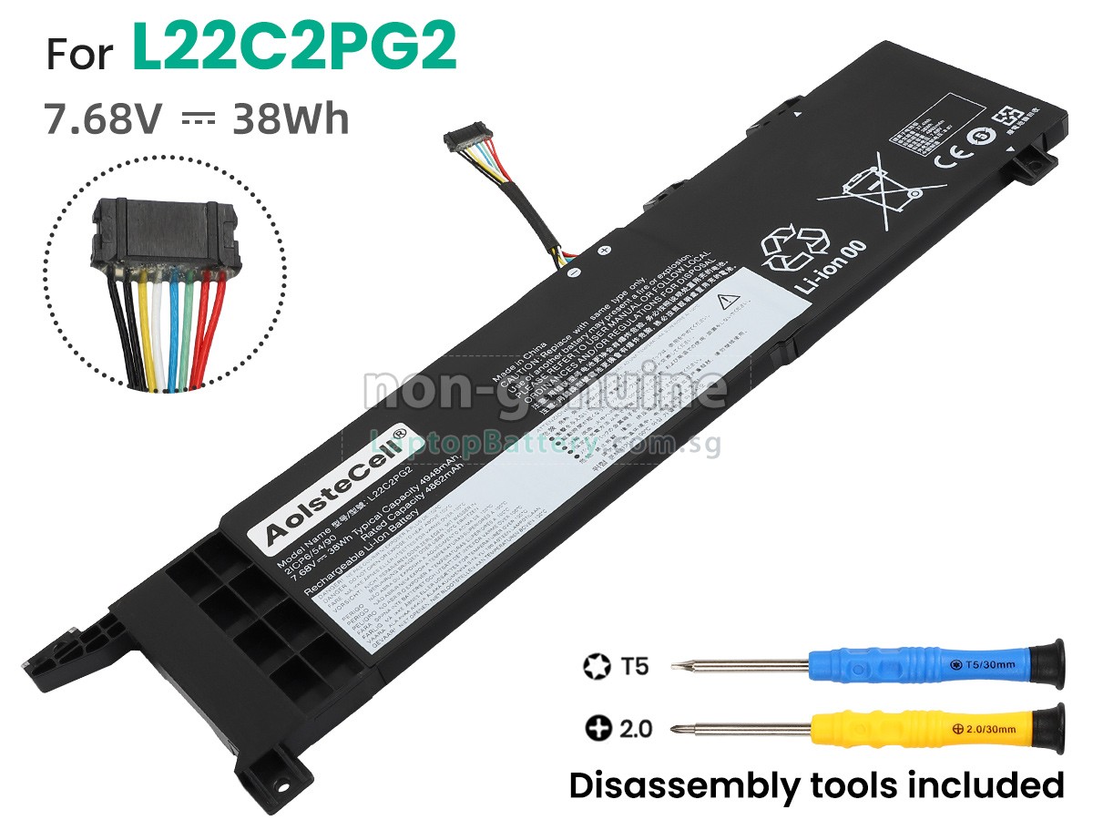 replacement Lenovo L22M2PG2 battery