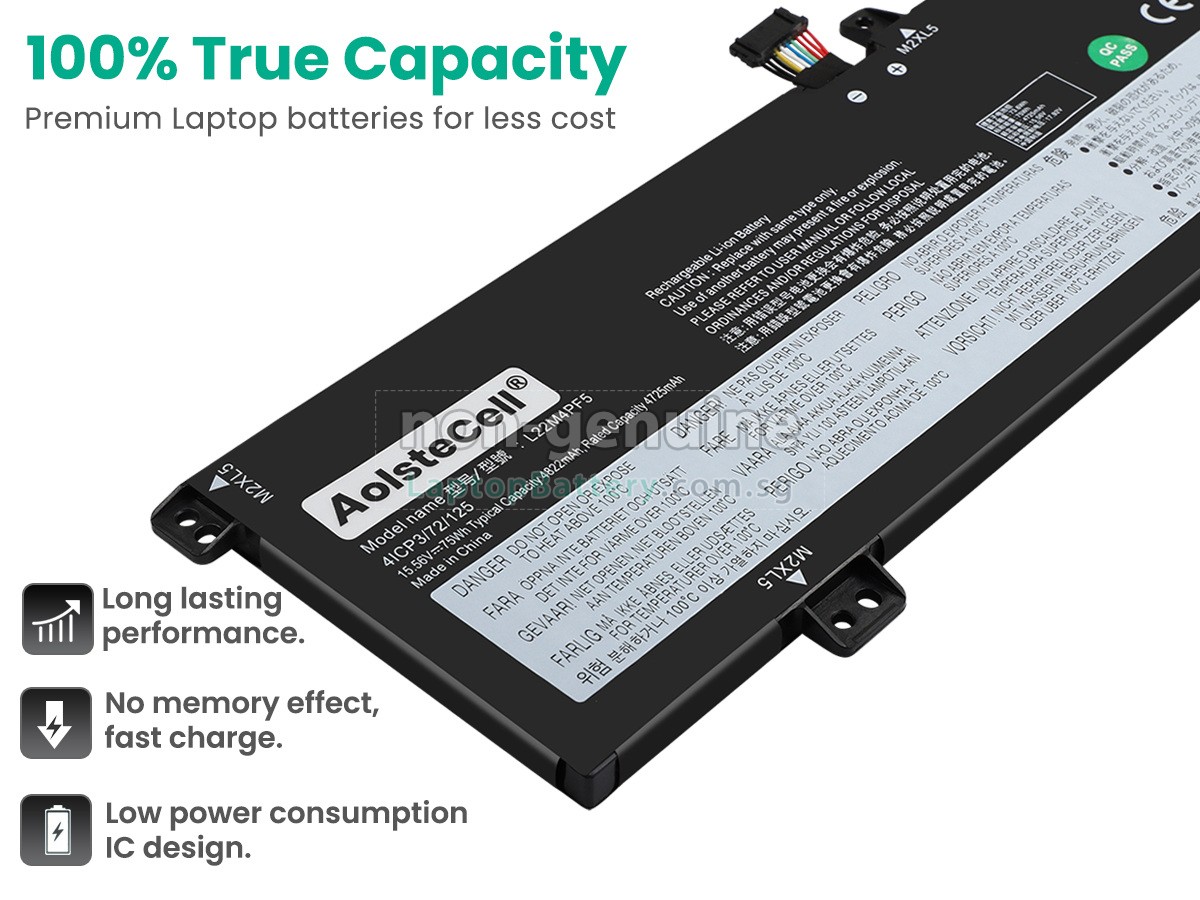 replacement Lenovo YOGA PRO 9 16IRP8-83BY0016GE battery