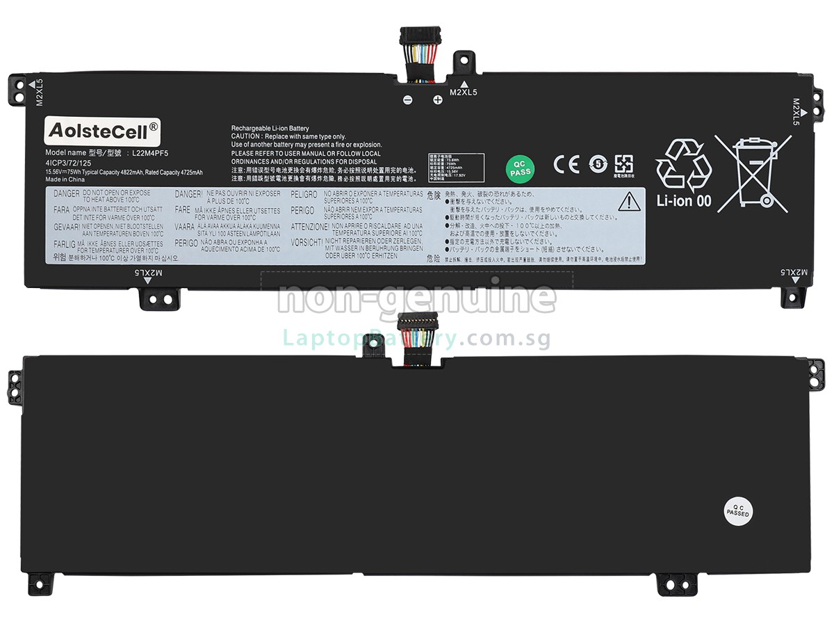 replacement Lenovo YOGA PRO 9 16IRP8-83BY0016GE battery