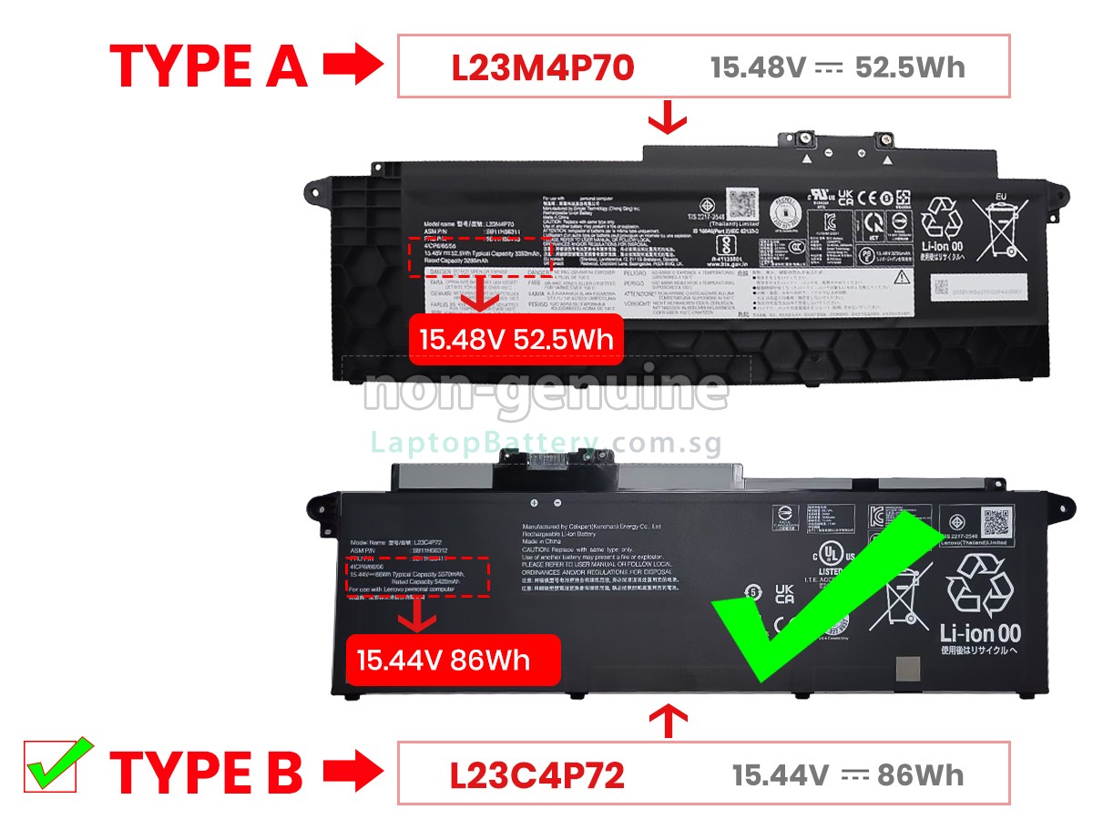 replacement Lenovo ThinkPad T16 GEN 3-21MN004AEE battery