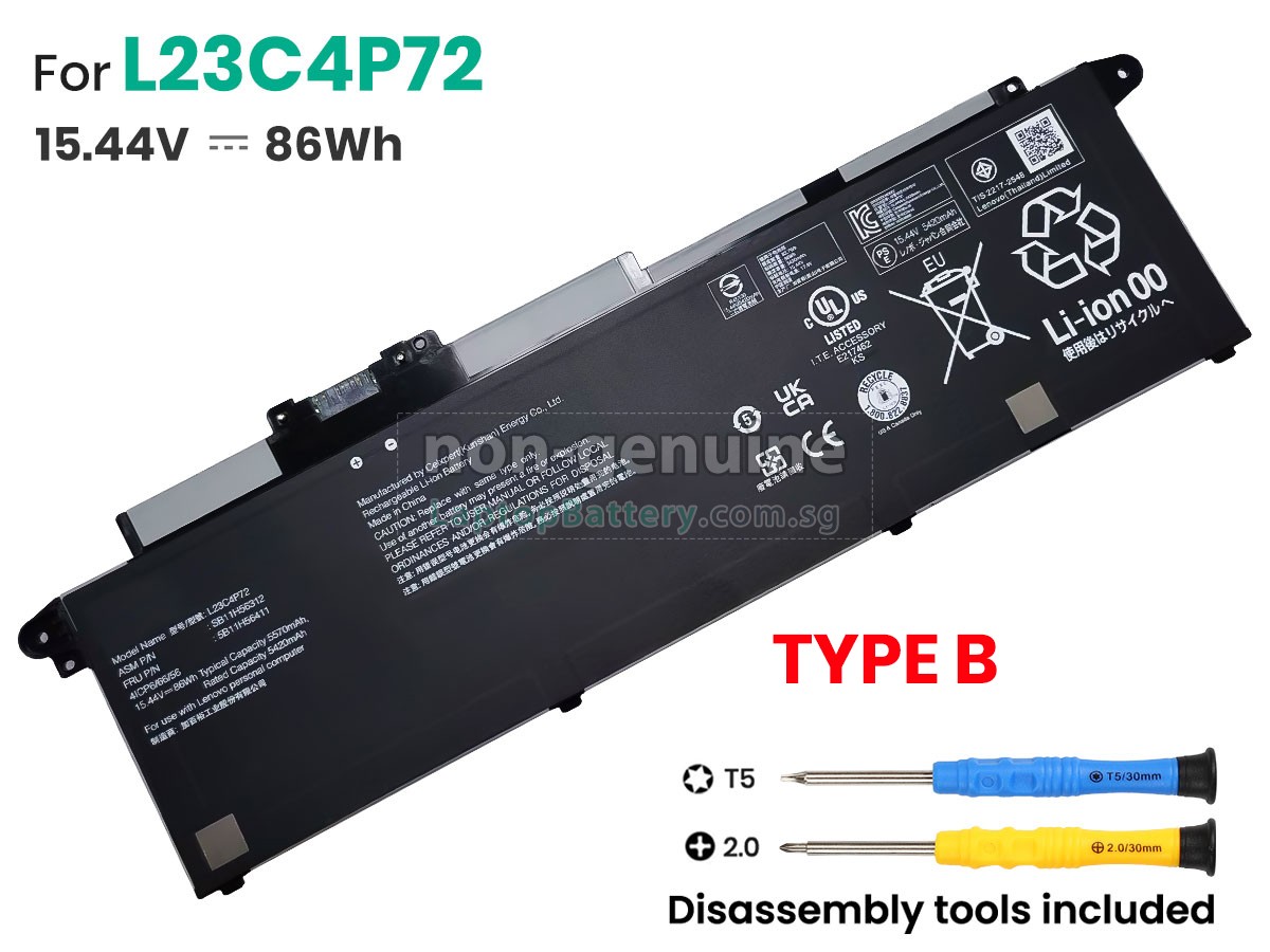 replacement Lenovo ThinkPad T16 GEN 3-21MN004AEE battery