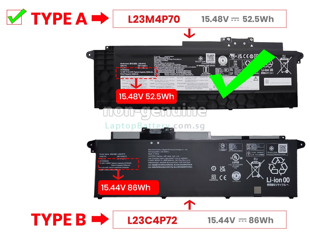 replacement Lenovo ThinkPad T16 GEN 3-21MN004AEE battery