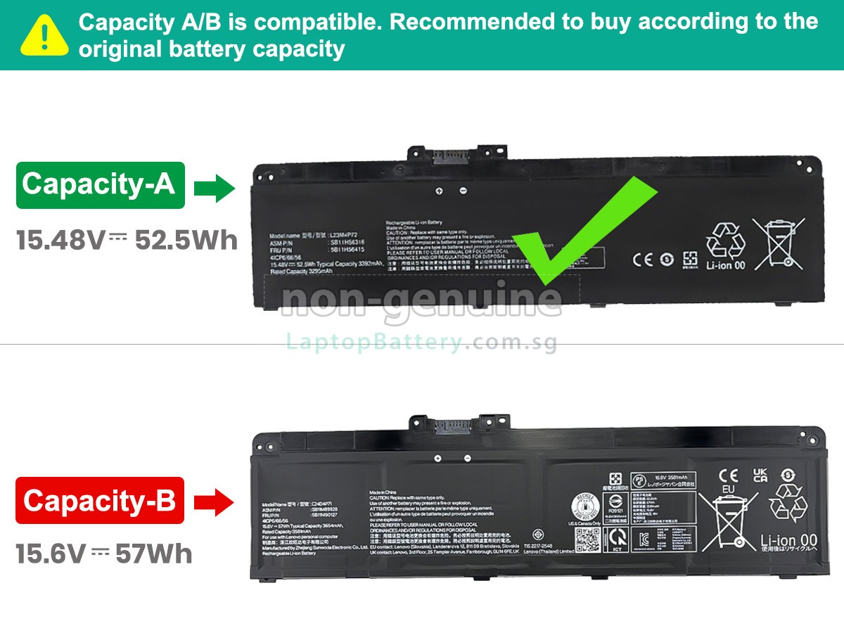 replacement Lenovo ThinkPad T14 GEN 6-21QC002YMZ battery