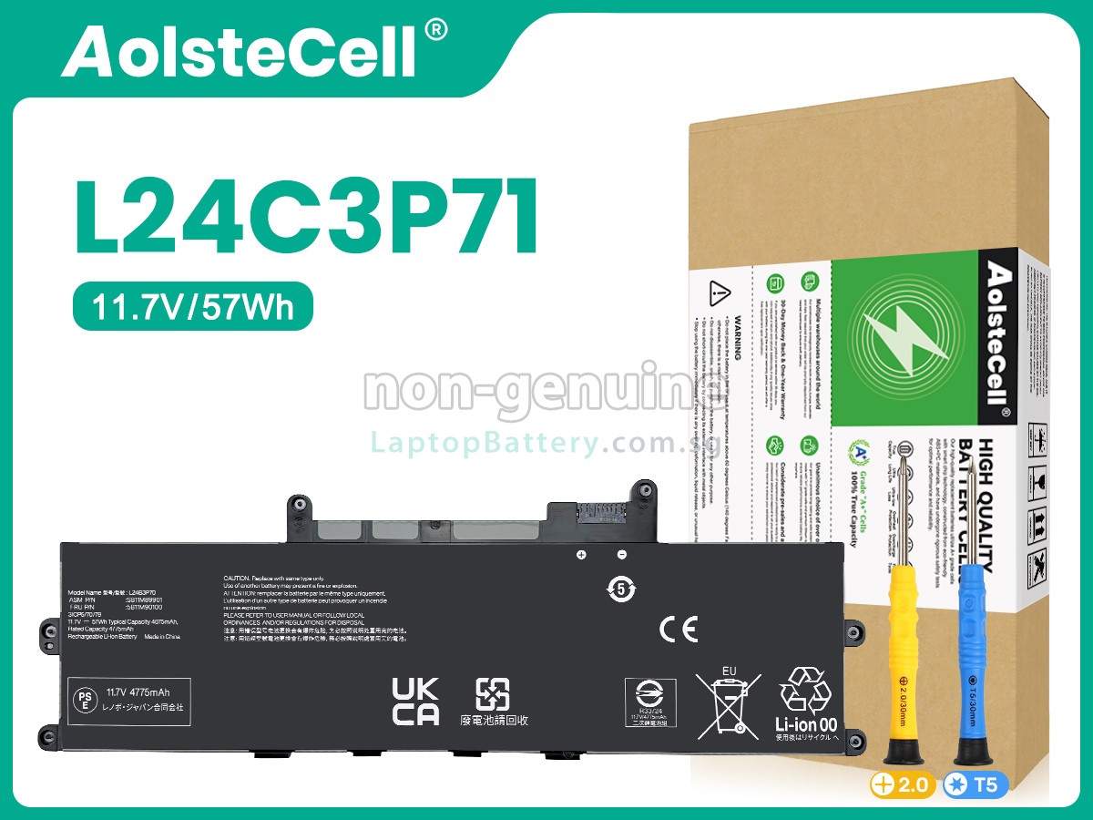 replacement Lenovo ThinkPad X1 2-IN-1 GEN 10-21NU005YUE battery
