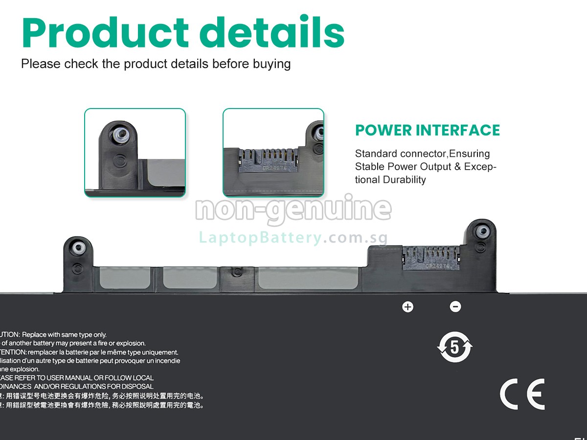replacement Lenovo ThinkPad X1 2-IN-1 GEN 10-21NU005YUE battery