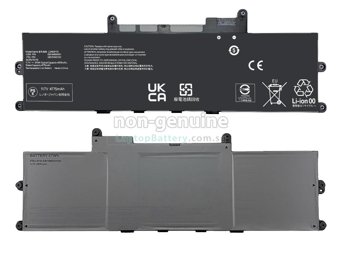 replacement Lenovo ThinkPad X1 2-IN-1 GEN 10-21NU005YUE battery