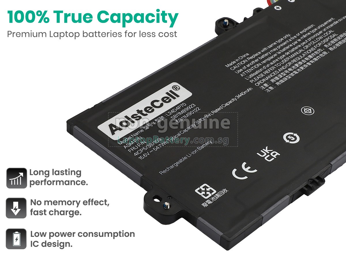 replacement Lenovo ThinkPad X13 GEN 6-21RM003FCL battery