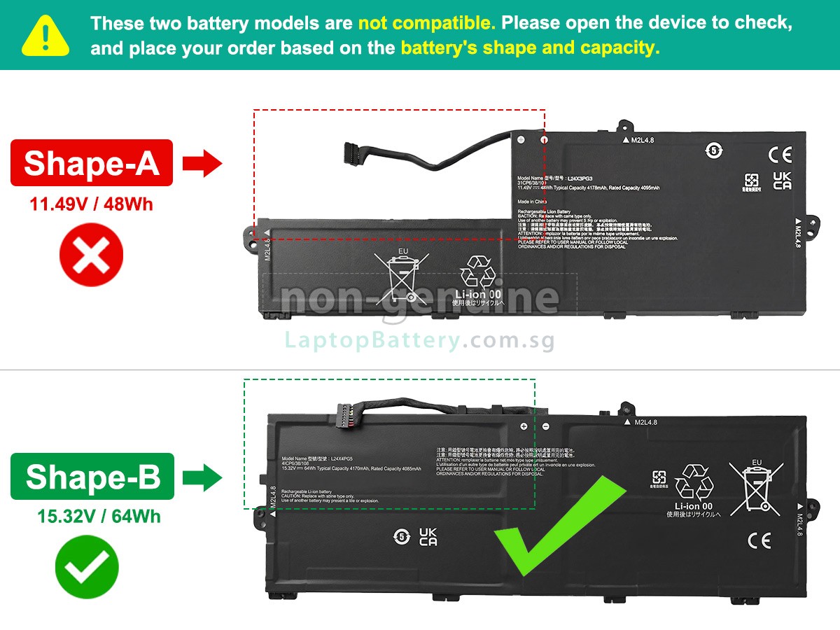 replacement Lenovo ThinkPad E16 GEN 3-21ST004MIX battery