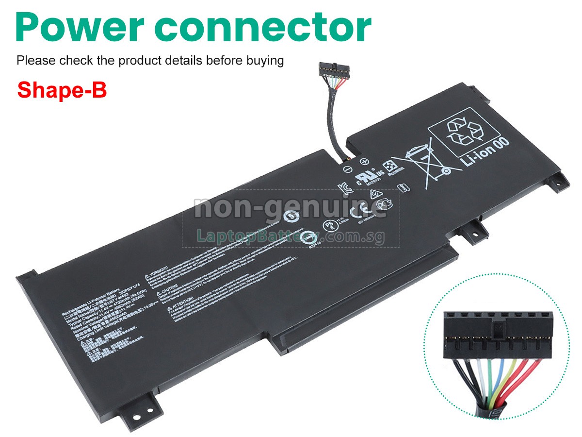 replacement MSI PRESTIGE 14 A12UC-210PL battery