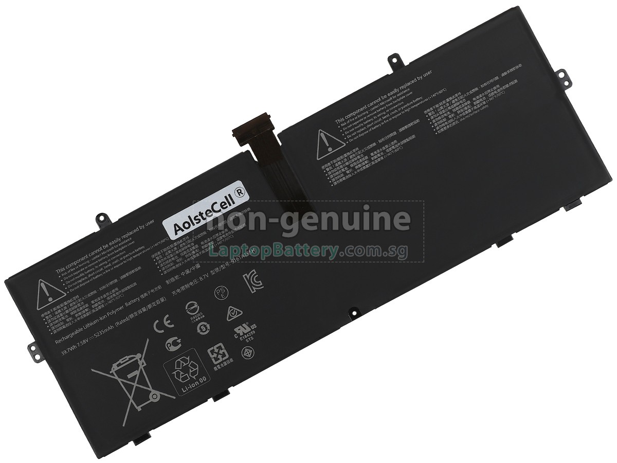 replacement Microsoft Surface LAPTOP GO 1943 battery