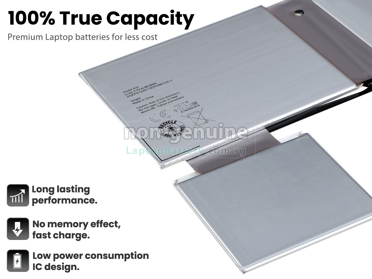 replacement Microsoft Surface A70 battery