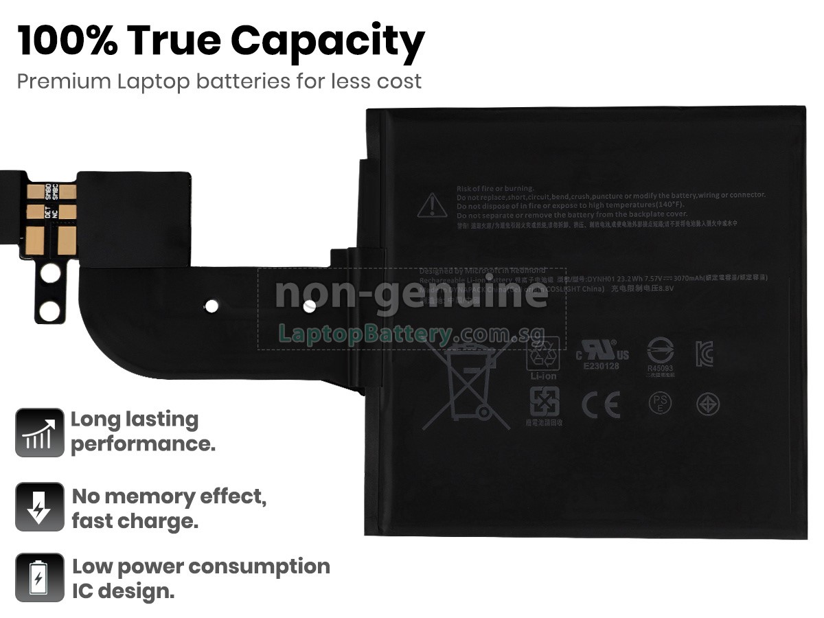 replacement Microsoft Surface BOOK 2 15Inch TABLET battery