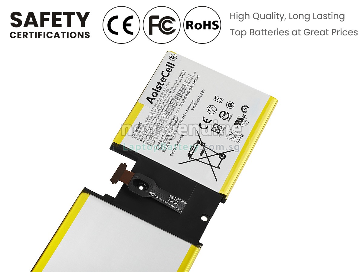 replacement Microsoft Surface GO TABLET battery