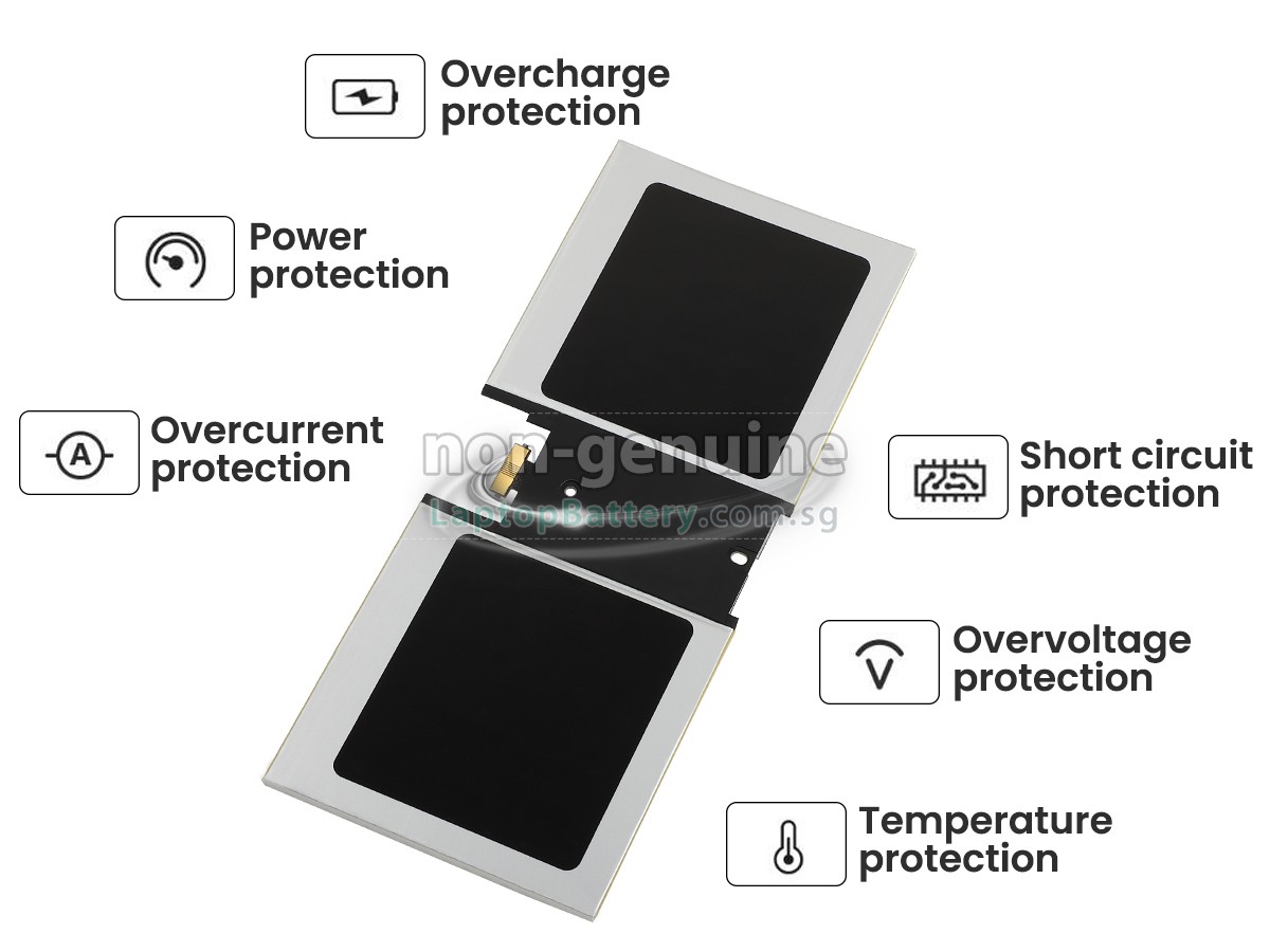replacement Microsoft Surface GO TABLET battery