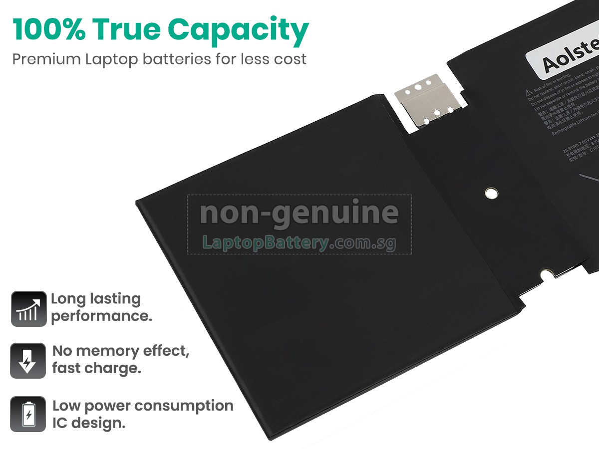 replacement Microsoft Surface GO 2 1927 battery
