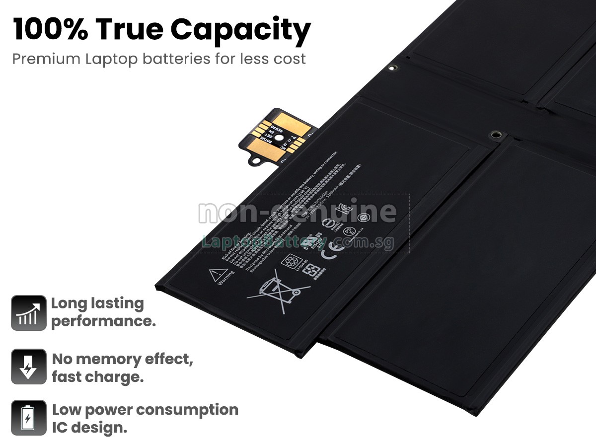 replacement Microsoft Surface Pro X 1876 battery