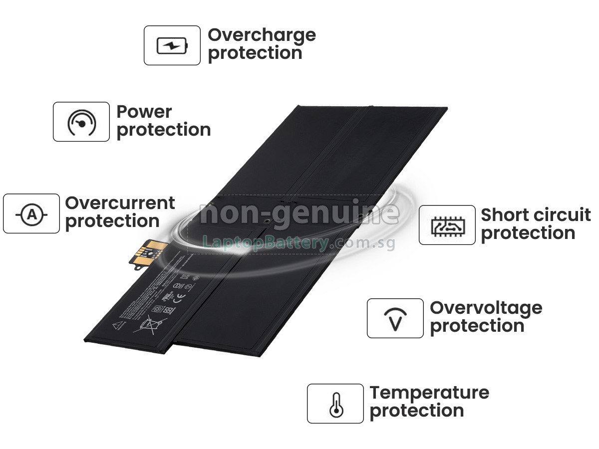 replacement Microsoft Surface Pro X 1876 battery