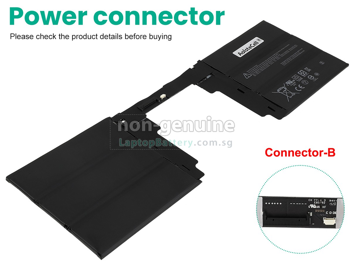 replacement Microsoft Surface BOOK2 KEYBOARD battery