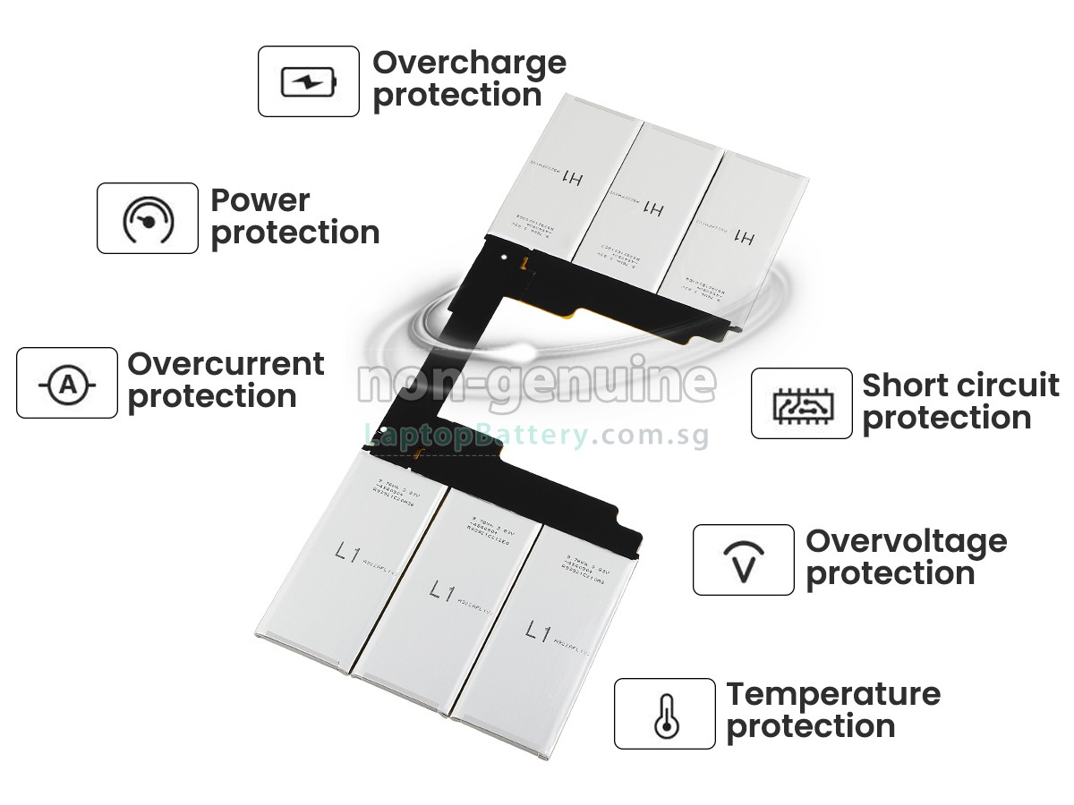 replacement Microsoft G3HTA065H battery
