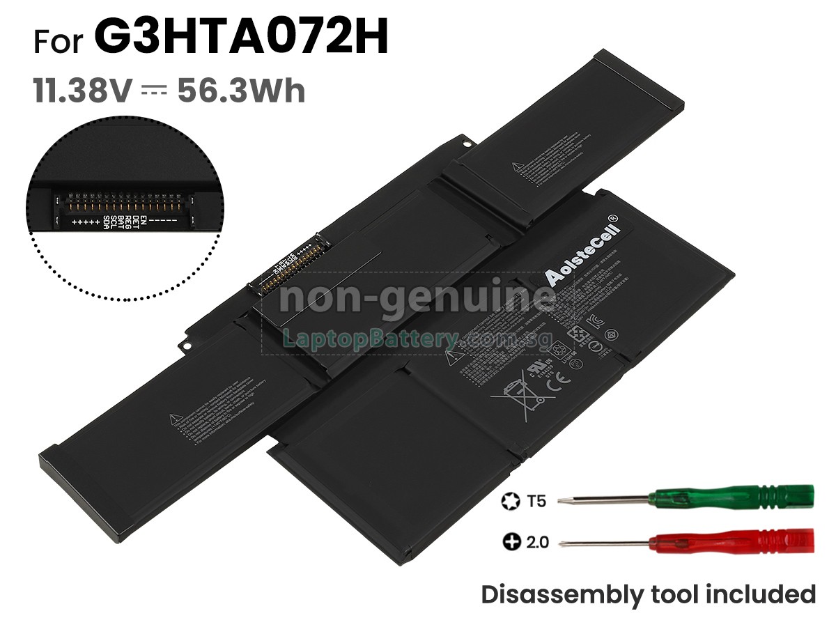 replacement Microsoft G3HTA072H battery