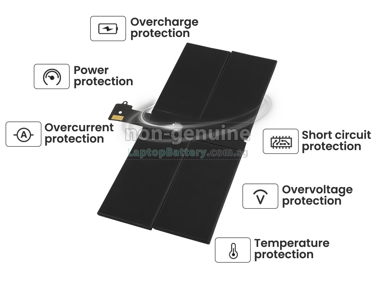 replacement Microsoft Surface Pro 7 PLUS 1960 battery