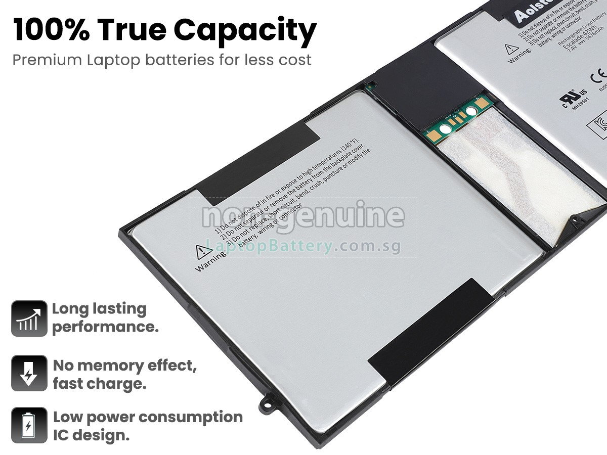 replacement Microsoft Surface Pro 2 battery