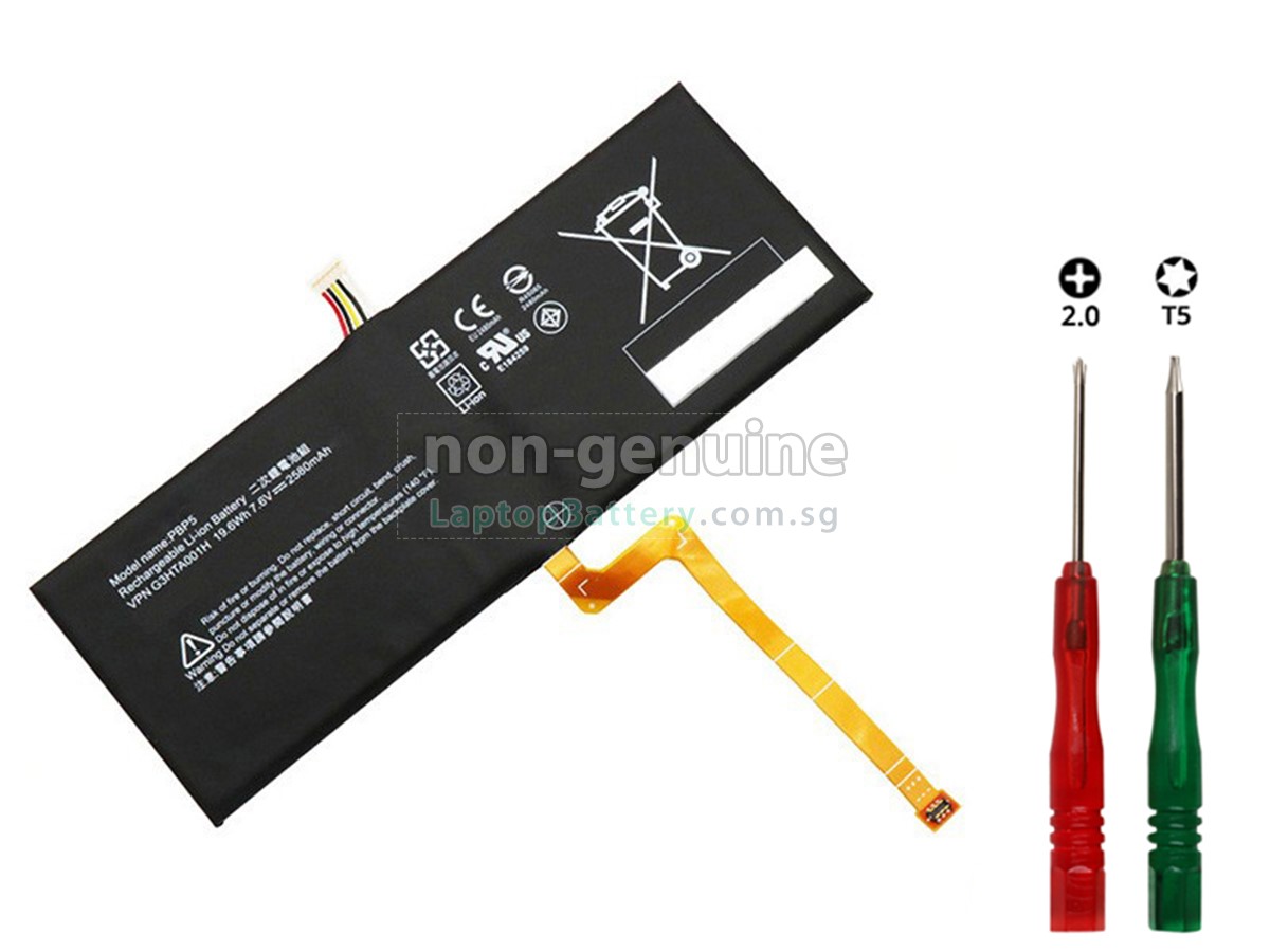 replacement Microsoft Surface BOOK WITH PERFORMANCE BASE SCREEN battery