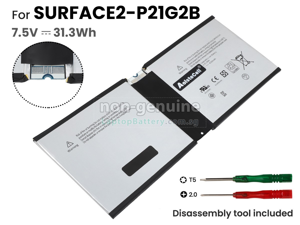 replacement Microsoft Surface RT2 1572 10.6 Inch battery