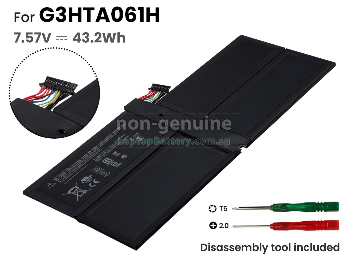 replacement Microsoft Surface Pro 7 battery