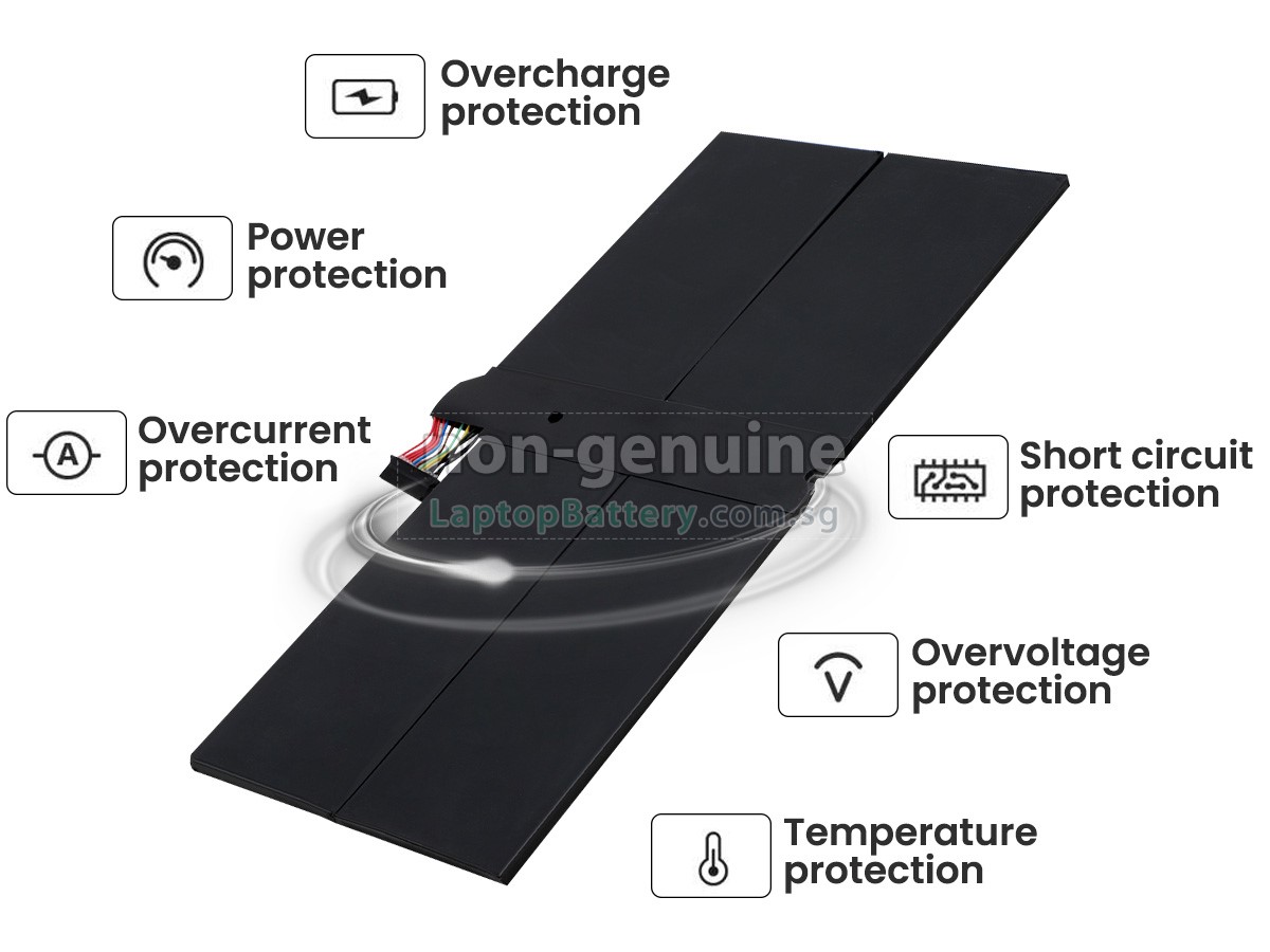 replacement Microsoft Surface Pro 7 battery
