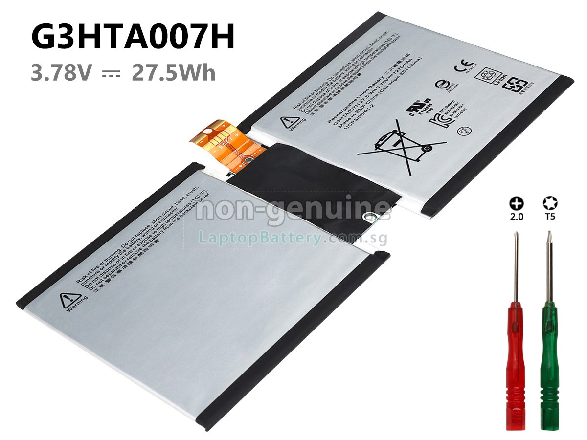 replacement Microsoft Surface 3 battery