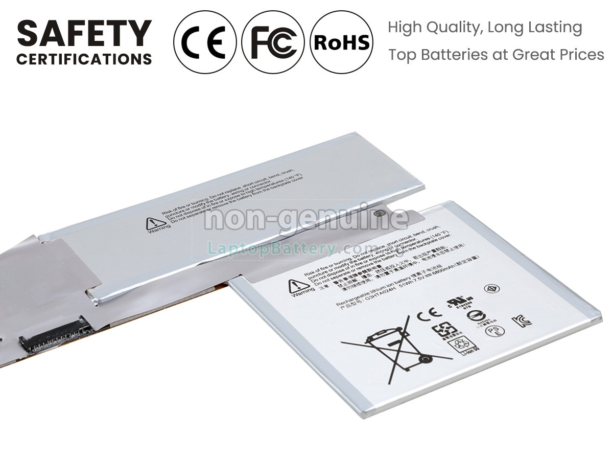 replacement Microsoft Surface BOOK battery